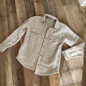 Prana Gray Fleece Shacket